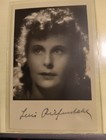 Original Autograph Of Leni Riefenstahl The Triumph Of The Will