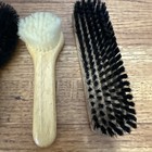 Lot Of 5 Vintage Hair Brush Styling Prop Wood Handle 60   s Set