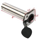 Amarine Made 4 Pack 90 Degree Boat Marine Stainless Steel Fishing Rod Holder