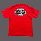Vintage Harley Davidson Red Graphic Tshirt     Bluegrass Louisville  Ky