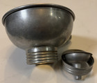 Wide   Narrow Mouth Vintage Aluminum Canning Funnel With Handle