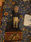 Authentic  1886 Shepherd  Uncle Sam Mechanical Cast Iron Bank  Perfect  Working 