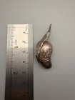 Vintage Very Unusual Sterling Silver Pill Box