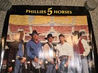 Vintage 1993 Philadelphia Phillies Baseball 5 Horses Pitcher Poster schilling