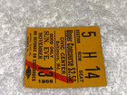 The Yardbirds 1966 Concert Ticket Stub  Jimmy Page Jeff Beck Usa Led Zeppelin