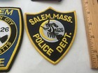 Salem Massachusetts Police fire Witch 7 Patches  Collectable And New Full Size