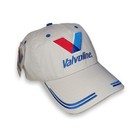 Vintage Valvoline Oil Embroidered Mens Hat Cap Tan Hook And Loop Adjustable Osfa