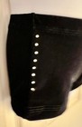 Gk Black Velvet Child Med Micro Mini Ja Workout Cheer Dance Gymnasts Shorts Sz M