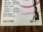 Rare Applause Lauren Bacall 1970 Broadway Window Card  Poster 14x22