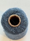 Soft Blue Grey Boucle Ply Peruvian Baby Alpaca merino nylon Yarn  1 Weight 10 Oz