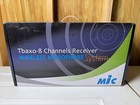 Wireless Microphone System Uhf 8 Channel 8 Lavalier Bodypack  Lapel Mic  Headset