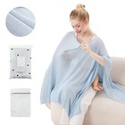 Nursing Cover For Breastfeeding     Soft   Breathable Lyocell Nursing Poncho Fo   