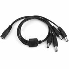 Dc Power Splitter Cable 5 5x2 1mm 1 Female To 4 Male Plug Adapter Cctv Camera