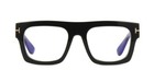 Tom Ford Fausto Ft 5634 B 001 Blue Block Black Eyeglasses New 53mm