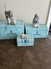 Lladr   Porcelain Nativity Set 3pc Mary Joseph Baby Jesus W  Boxes Christmas
