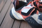 La Sportiva Womens Solution Rock Climbing Shoes 39 White lily Orange