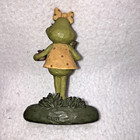Blossom Bucket    toad    Ally Awesome Teacher  Figurine By Suzi Skoglund Frog Apple