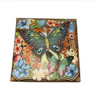 Punch Studio Decor Floral Butterfly Rhinestone Verbena Soap Keepsake Box New