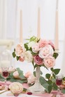 25 Artificial Flowers Rose Floral Bridal Wedding Bouquet Home Party Decoration