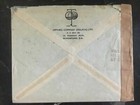 1940 Singapore Malaya Censored Commercial Cover To Nc Polson Montreal Canada