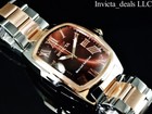Invicta Men s 47mm Grand Lupah Brown Dial Rose Two Tone Special Edition Ss Watch