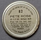 1964 Topps Coin Pete Rose  82 - Reds Sharp Color   Image