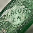 Vtg Square Soda Water Bottle Antique Art Deco Coca Cola 1923 6oz Bogalusa La