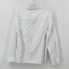 Tommy Hilfiger Preowned Mens White Dress Shirt Semi Sheer Design Xl Euc