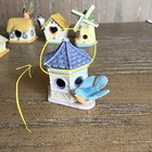 Vintage Lenox Garden Birdhouse Thimbles Lot Of 9 1995  read 