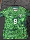 Nike Nigeria National Team Osimhen  9 Soccer Jersey Men   s Size L Player Version 