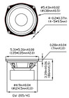2 Goldwood Sound Gw-205 4s Shielded 5 25  Woofers 130 Watts Each 4ohm Speakers
