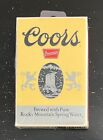 Coors Premium Beer Vintage Playing Cards  New And Sealed 