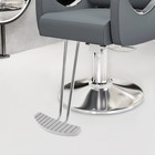 Silver Barber Chair Salon Shampoo Styling Hair Spa Beauty Equipment Footrest Usa