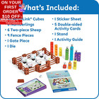 Numberblocks Sheep Farm Mathlink Cubes Activity Set  Preschool Learning Activiti