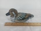 Vintage Hand Carved And Painted Wood Duck Fowl Tabletop Figurine Sculpture 8   