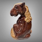 Rare Elmer Horse Ceramic Coin Bank By Montana Lifestyles Silversmiths