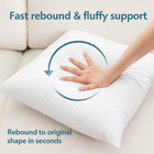 4 Pack 18x18 White Throw Pillow Inserts For Decorative Pillow Covers  Couch Pill