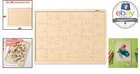 Blank Wooden Puzzle 24 Pieces 11 8  X 8 8 