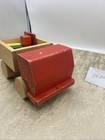 Vintage Wood Dump Truck With 7 Wood Blocks 9    Long   4    Tall Branded   Kid