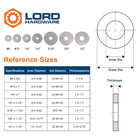 30pcs 5 16  X 1-1 2  Fender Washers  18-8 304  Stainless Steel Flat Fender Washe