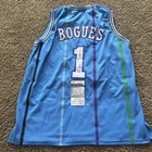 Charlotte Hornets- Muggsy Bogues Signed Autograph Jersey Jsa Coa Nba Star