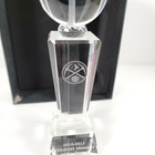 Denver Nuggets 11  Glass Trophy 2016 - 2017 Gold365 Member Of The Game Edition 
