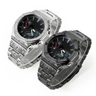 Casio Case For Ga-2100 2110 Engraved Stainless Steal