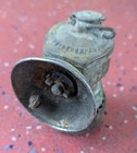 Vtg Brass Coal Miner   s Cap Helmet Lamp Light Lantern Justrite Air Cooled Grip