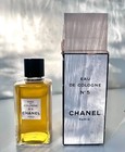 Rare Vintage Chanel No  5 Eau De Cologne Paris Gold Foil Sealed W  Original Box