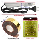 Hot Stamping Tool Leathercraft 28 Mold Logo Press Foil Paper Embossing Kit Tool