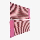 Y2k Rare Vtg Vs Pink Pillow Case Pair Striped Red White Pink Queen Size 30x18