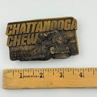 Chattanooga Chew Train Blass Belt Buckle Wheeling West Virginia Tobacco Store