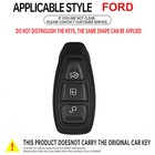 3 Button Zinc Alloy Car Key Fob Cover Case For Ford 2011-2017 Fiesta Kr55wk48801