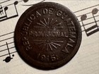 Guatemala 12    C 1915 Km230 Cu 1-yr Type Variety With Short 1 Average Very Rare 